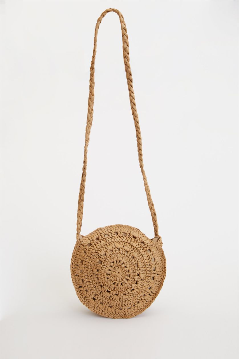 FEMME Beige Sac de paille