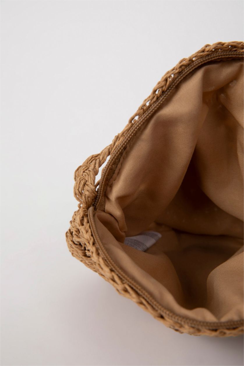 Woman Sand Women Straw Crossbody Bag