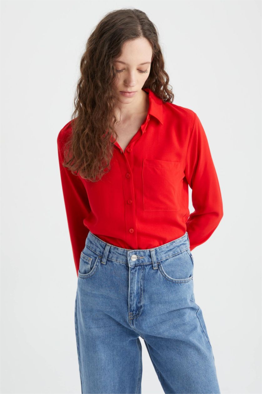 FEMME Rouge Regular Fit Long Sleeve Shirt