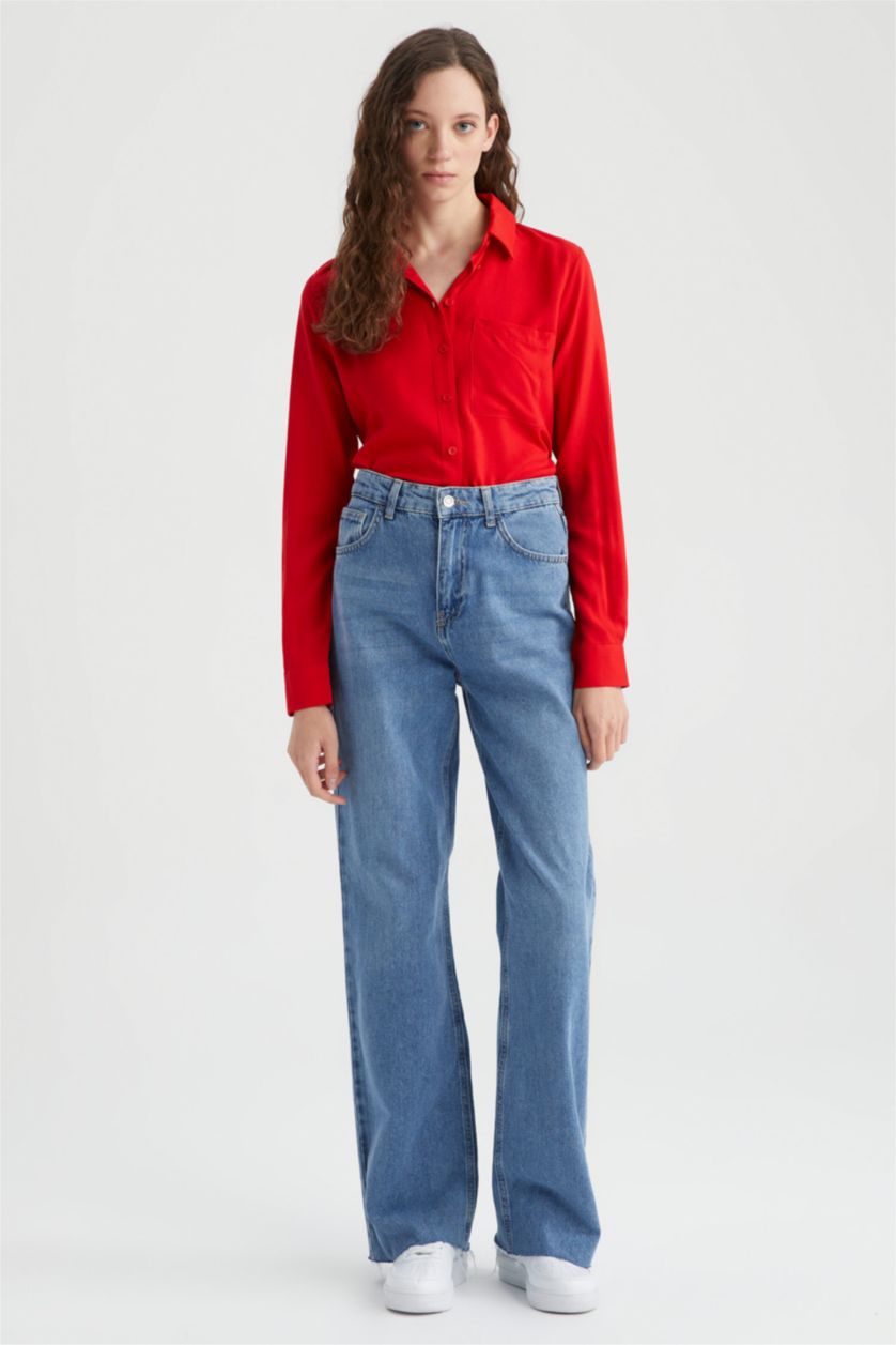 FEMME Rouge Regular Fit Long Sleeve Shirt