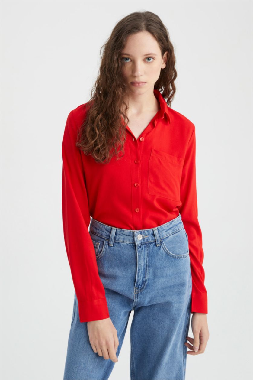 FEMME Rouge Regular Fit Long Sleeve Shirt