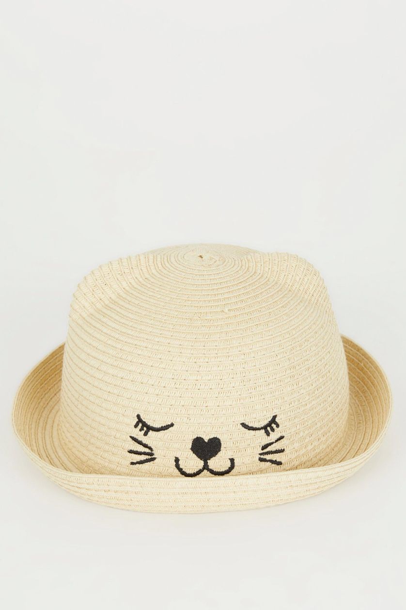 بنات بيج شفقة قش بناتي مطرز