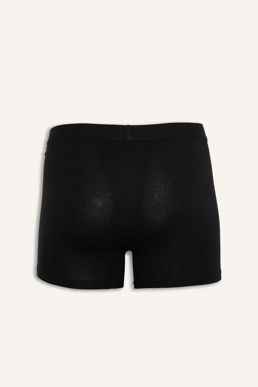Erkek Siyah Regular Fıt 3'lü Boxer