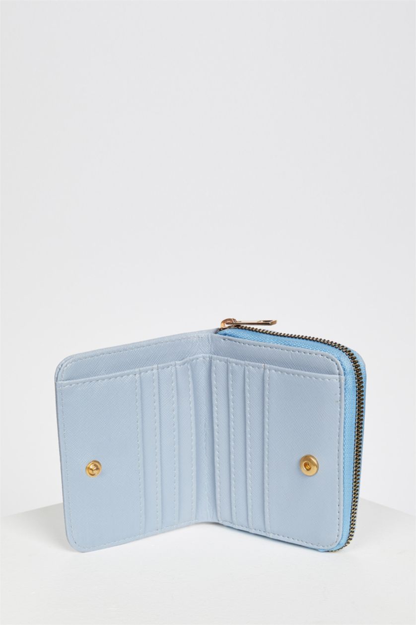 Kadın Açık Mavi Kadın Suni Deri Cüzdan