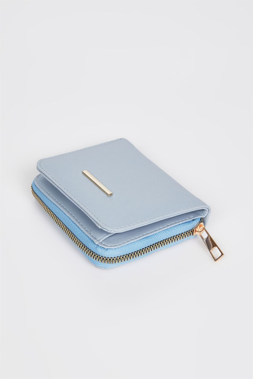 Kadın Açık Mavi Kadın Suni Deri Cüzdan