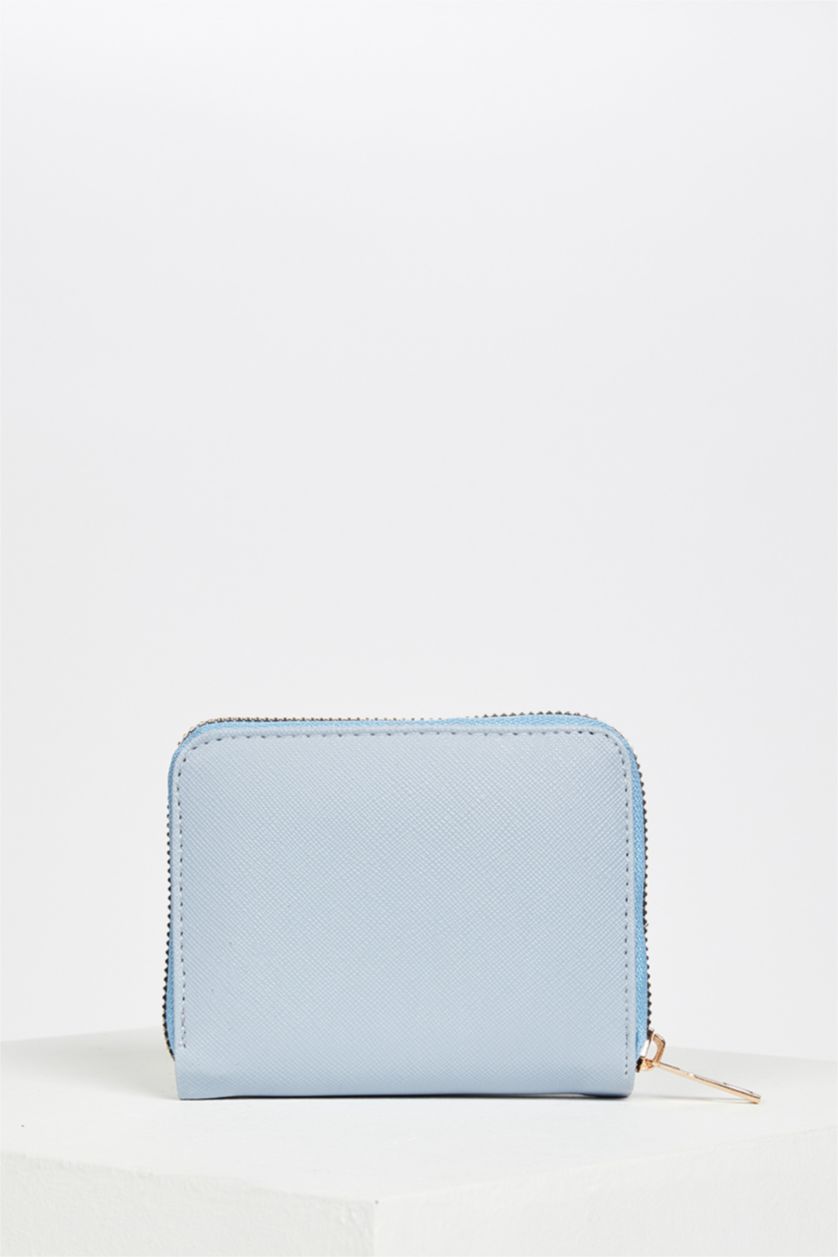 Kadın Açık Mavi Kadın Suni Deri Cüzdan