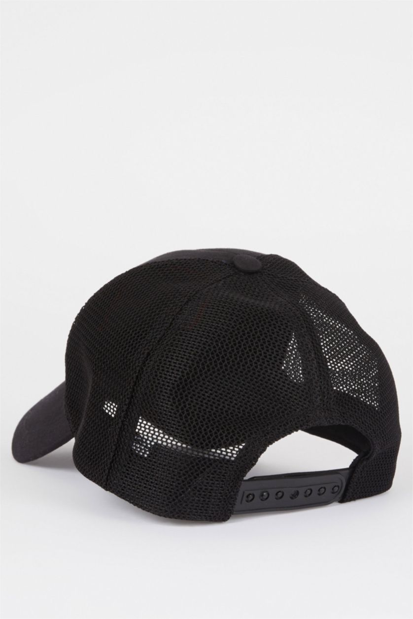 HOMME Noir Casquette de baseball brodée pour homme