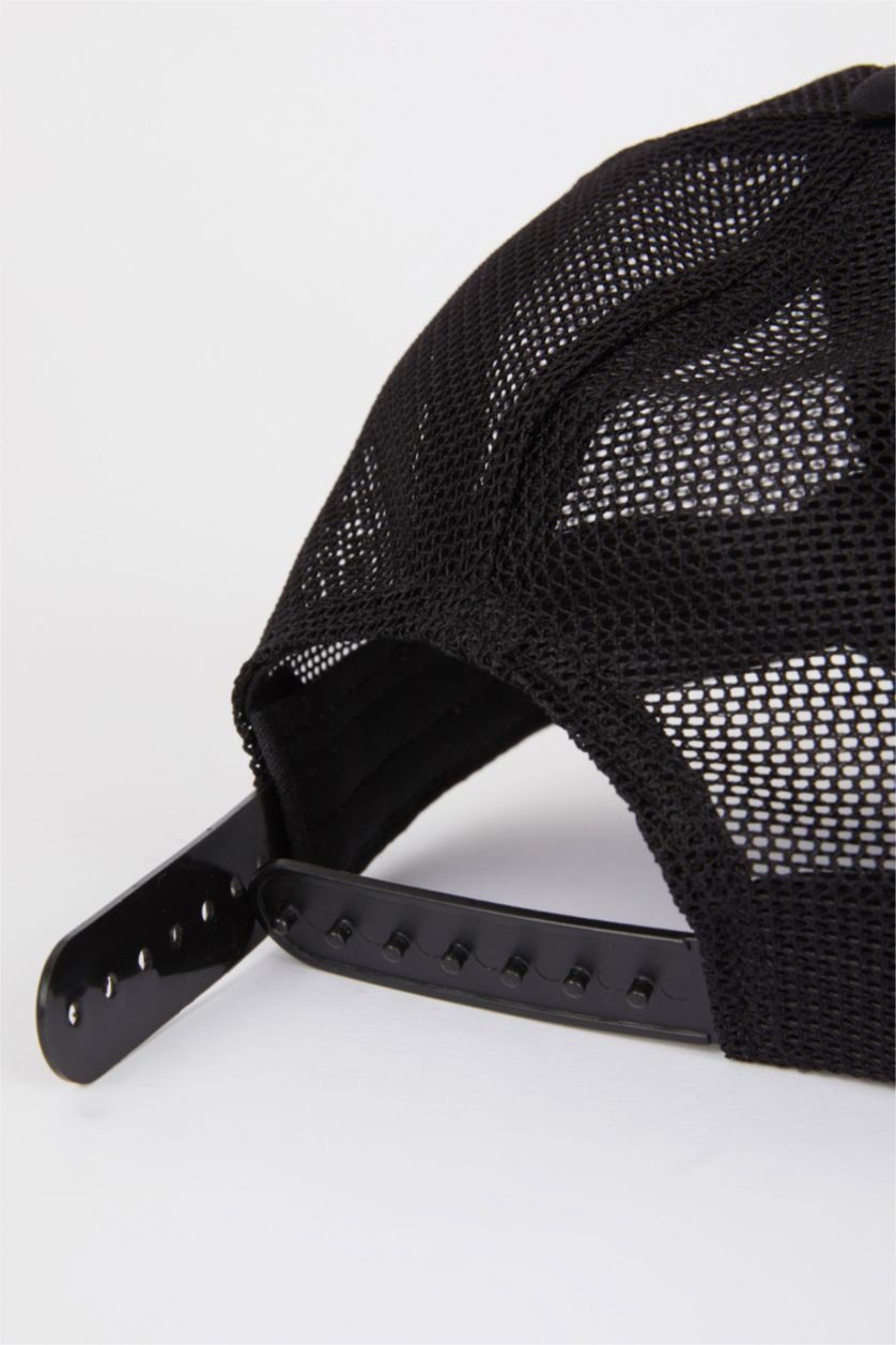 HOMME Noir Casquette de baseball brodée pour homme