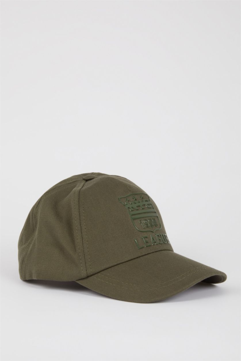 Erkek Haki Erkek Pamuklu Cap Şapka
