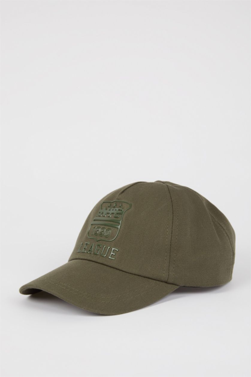 Erkek Haki Erkek Pamuklu Cap Şapka