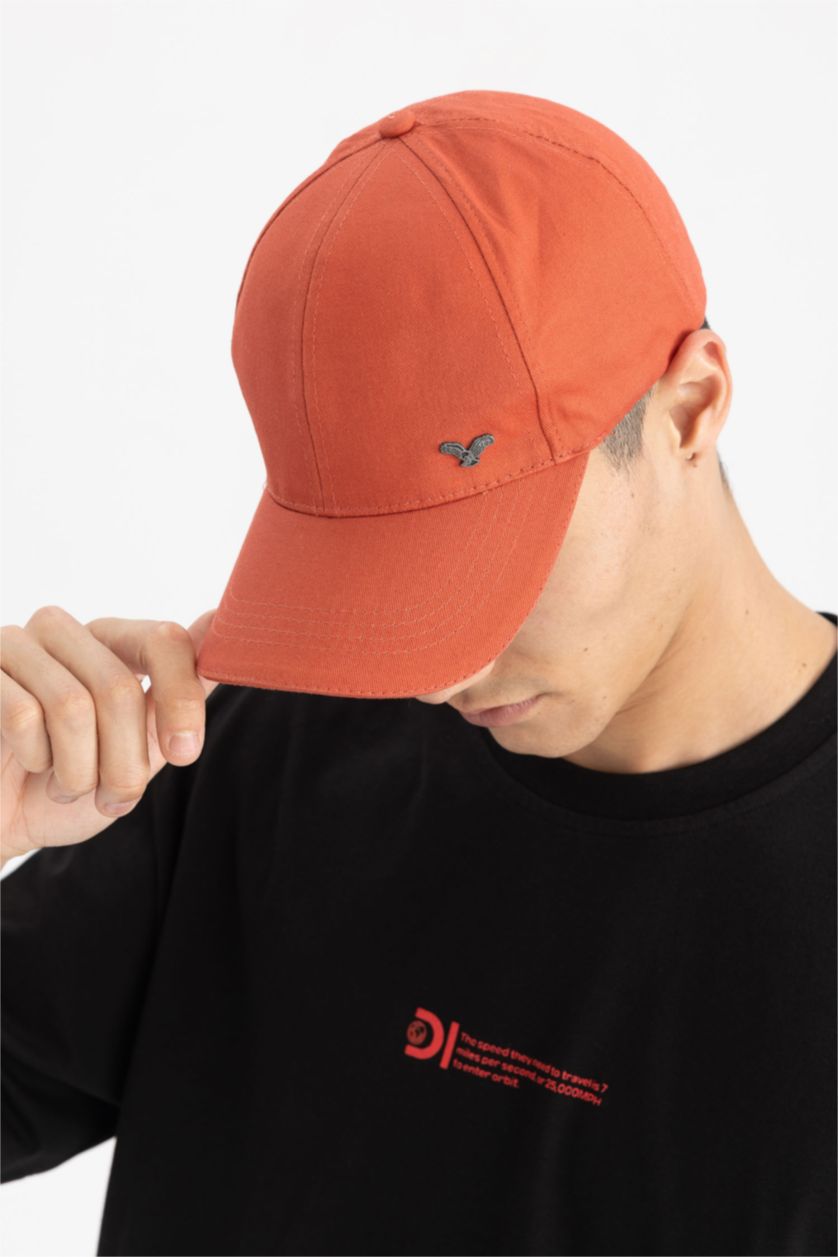 HOMME Orange Foncé Casquette de baseball pour hommes