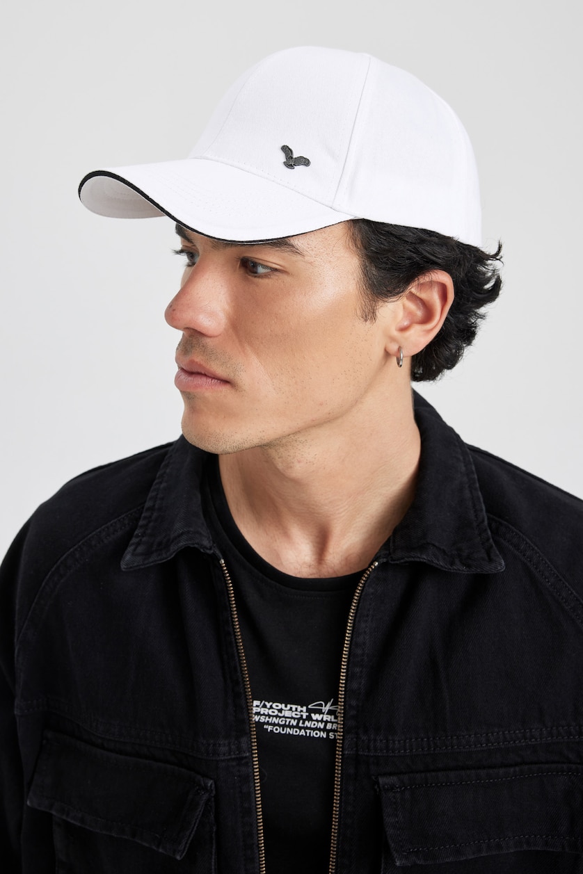 Men White Men Cotton Baseball Basketball Cap