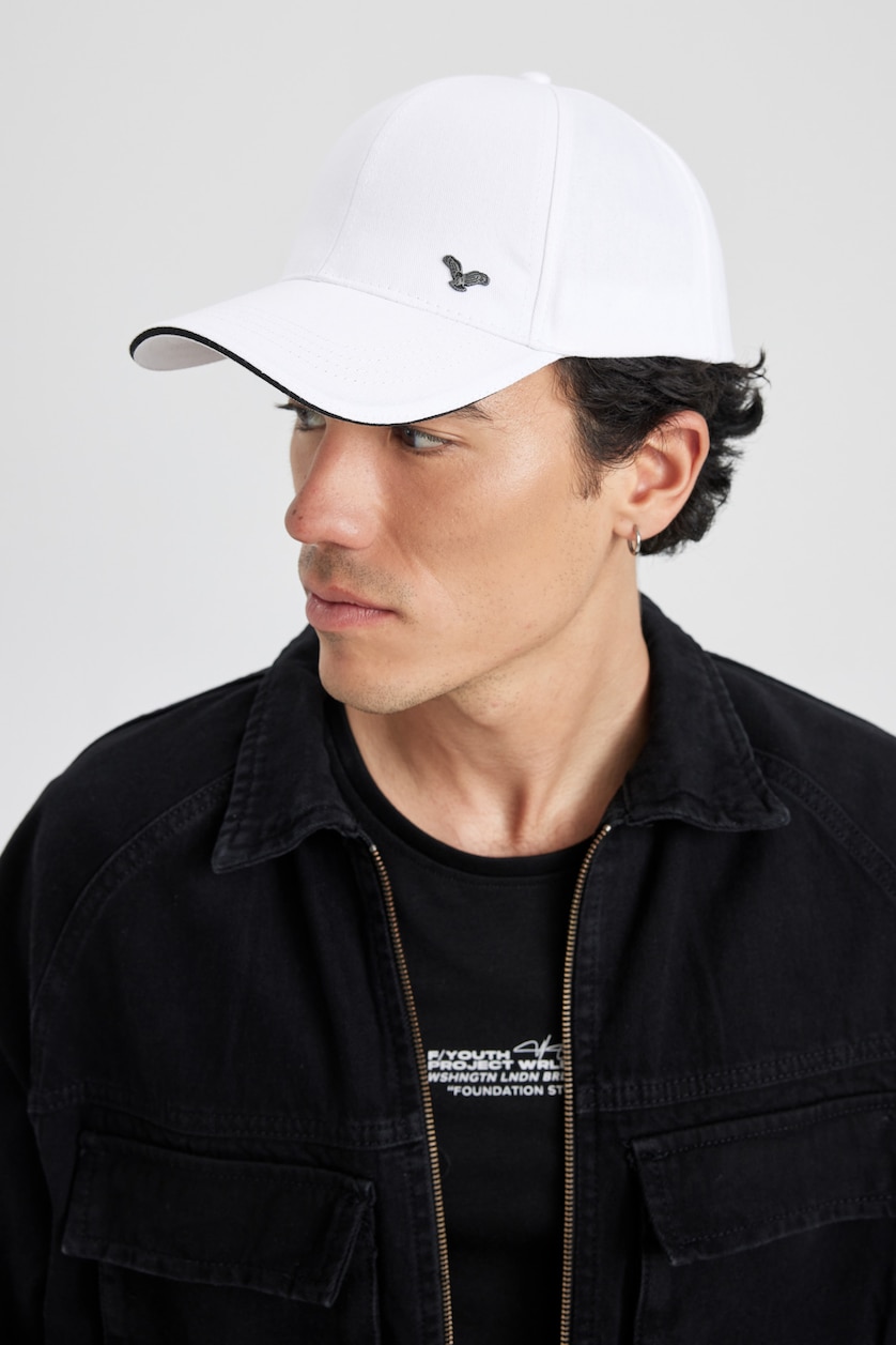 Men White Men Cotton Baseball Basketball Cap