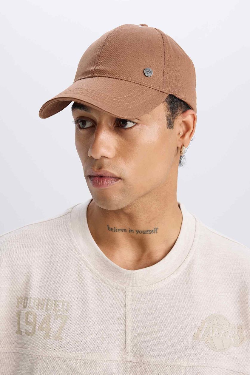 Erkek Vizon Erkek Pamuklu Cap Şapka