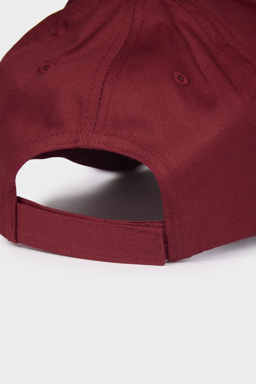 رجالي خمري غامق قبعة كاب قطن رجالي