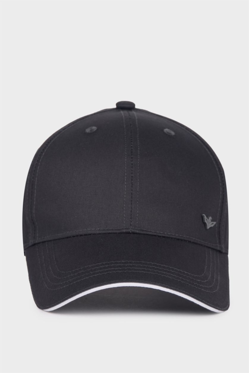 رجالي رمادي قبعة كاب قطن رجالي