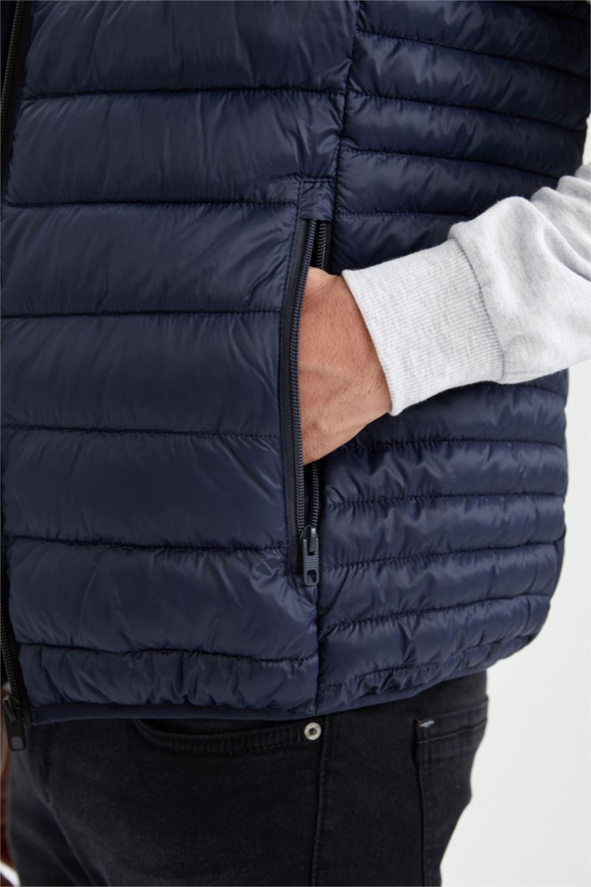 رجال كحلي Slim Fit Hooded