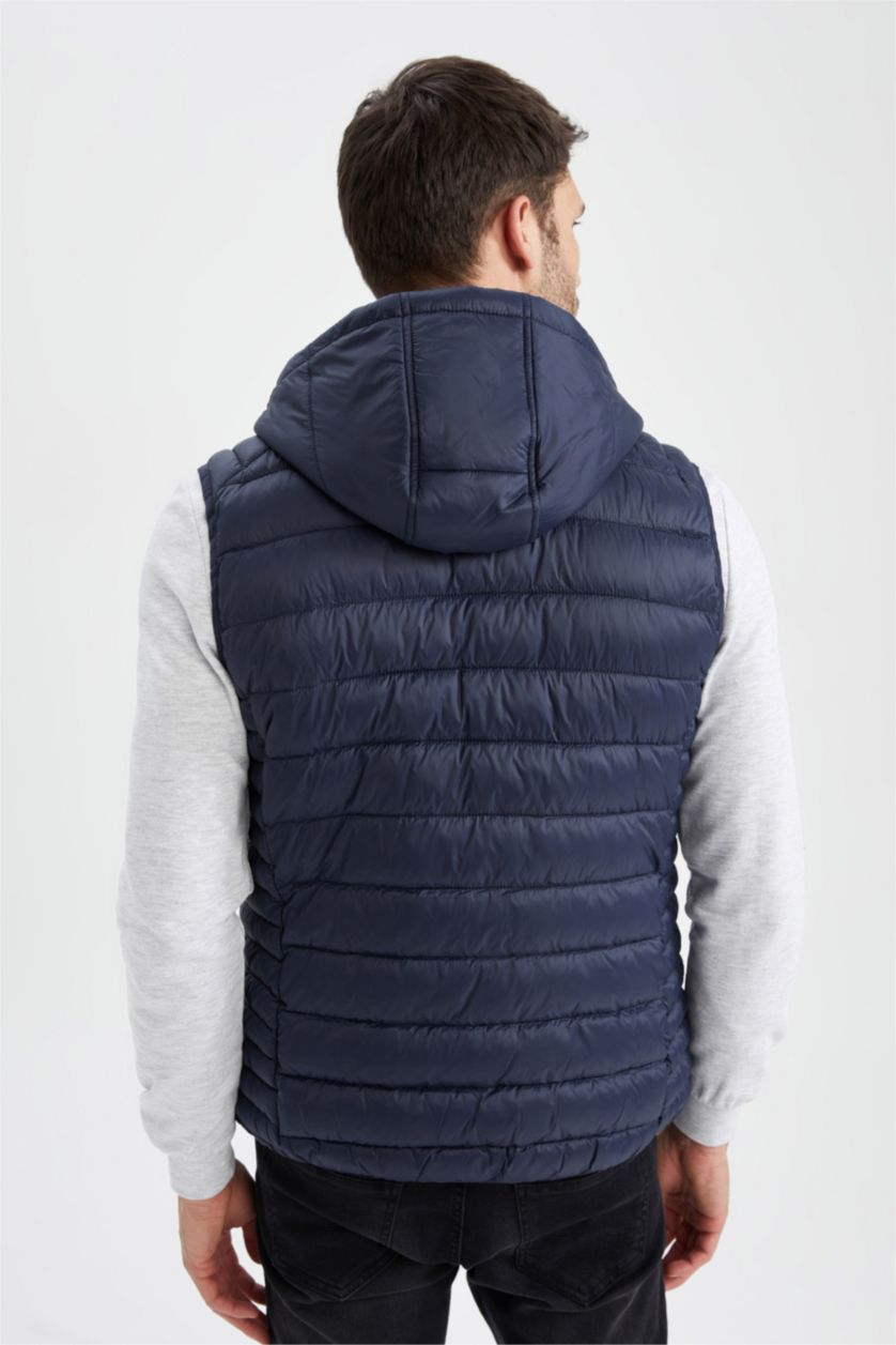 رجال كحلي Slim Fit Hooded