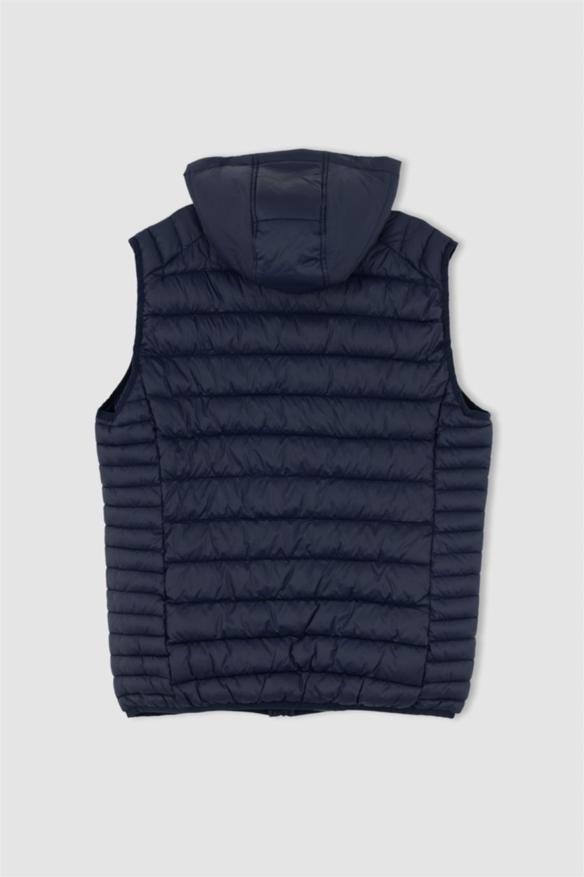 رجال كحلي Slim Fit Hooded