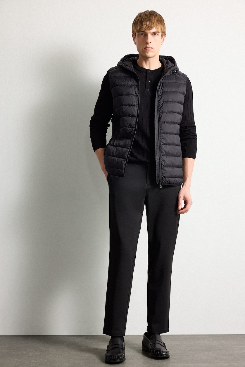 Men Black Vest