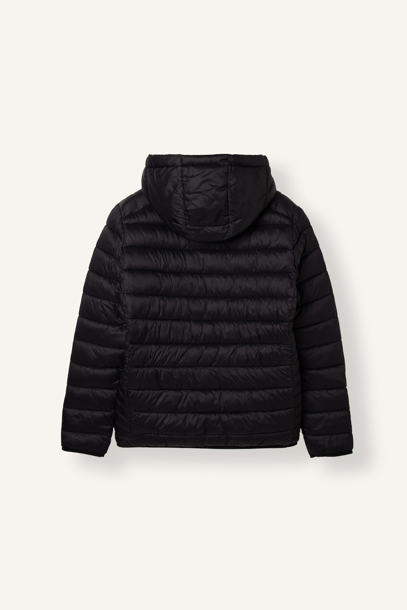 MAN Black Slim Fit Warm Water-Repellent Puffer Jacket