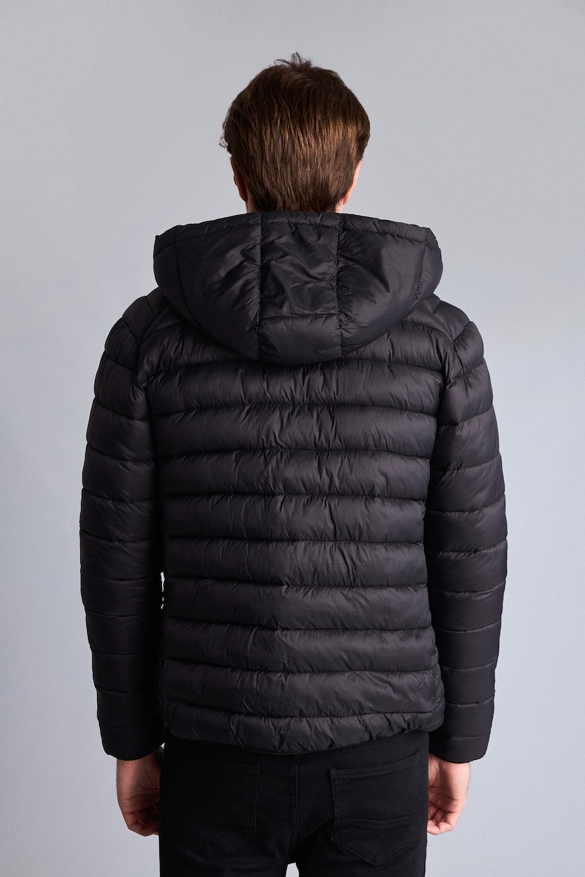 Men Black Puffer Jacket