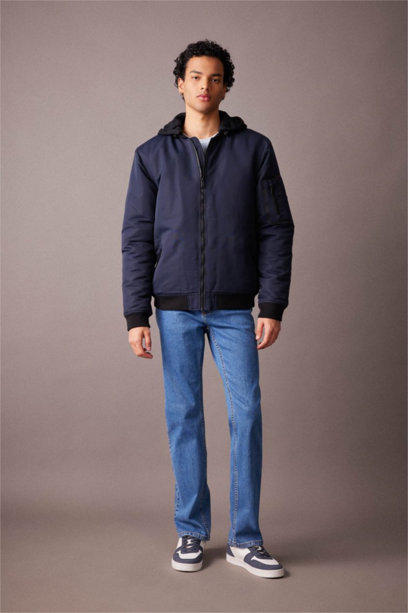 HOMME Marin Water Repellent Zipper Puffer Jacket