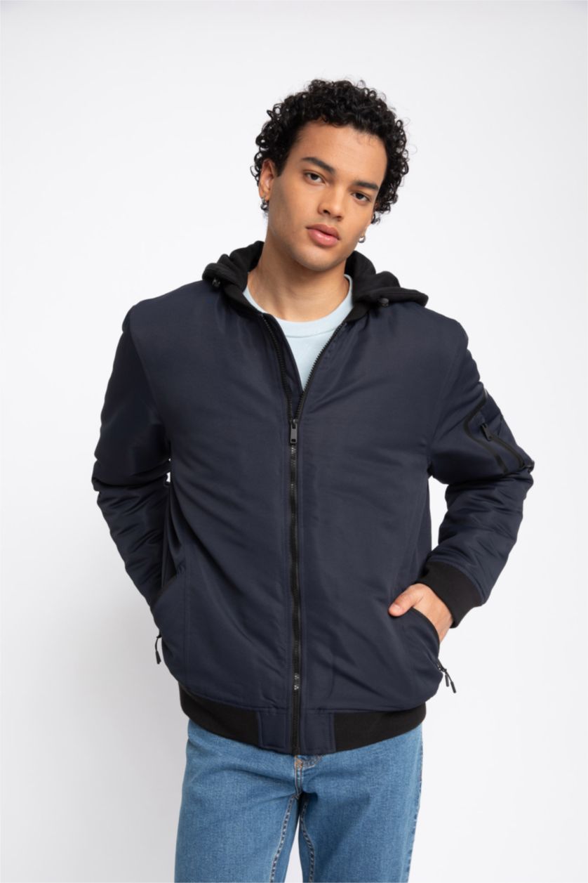 HOMME Marin Water Repellent Zipper Puffer Jacket