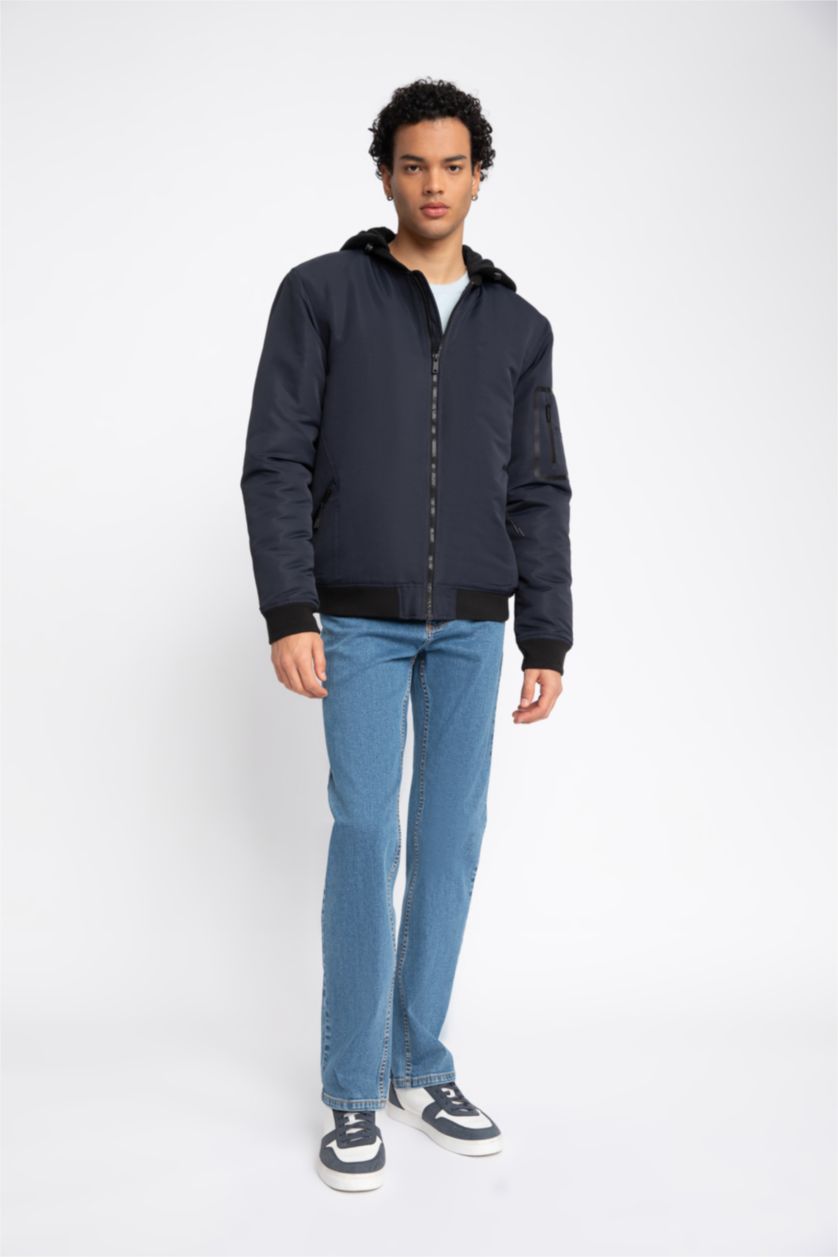 HOMME Marin Water Repellent Zipper Puffer Jacket