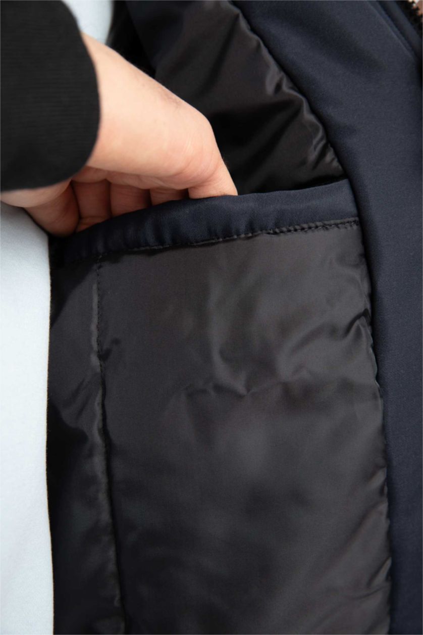 HOMME Marin Water Repellent Zipper Puffer Jacket