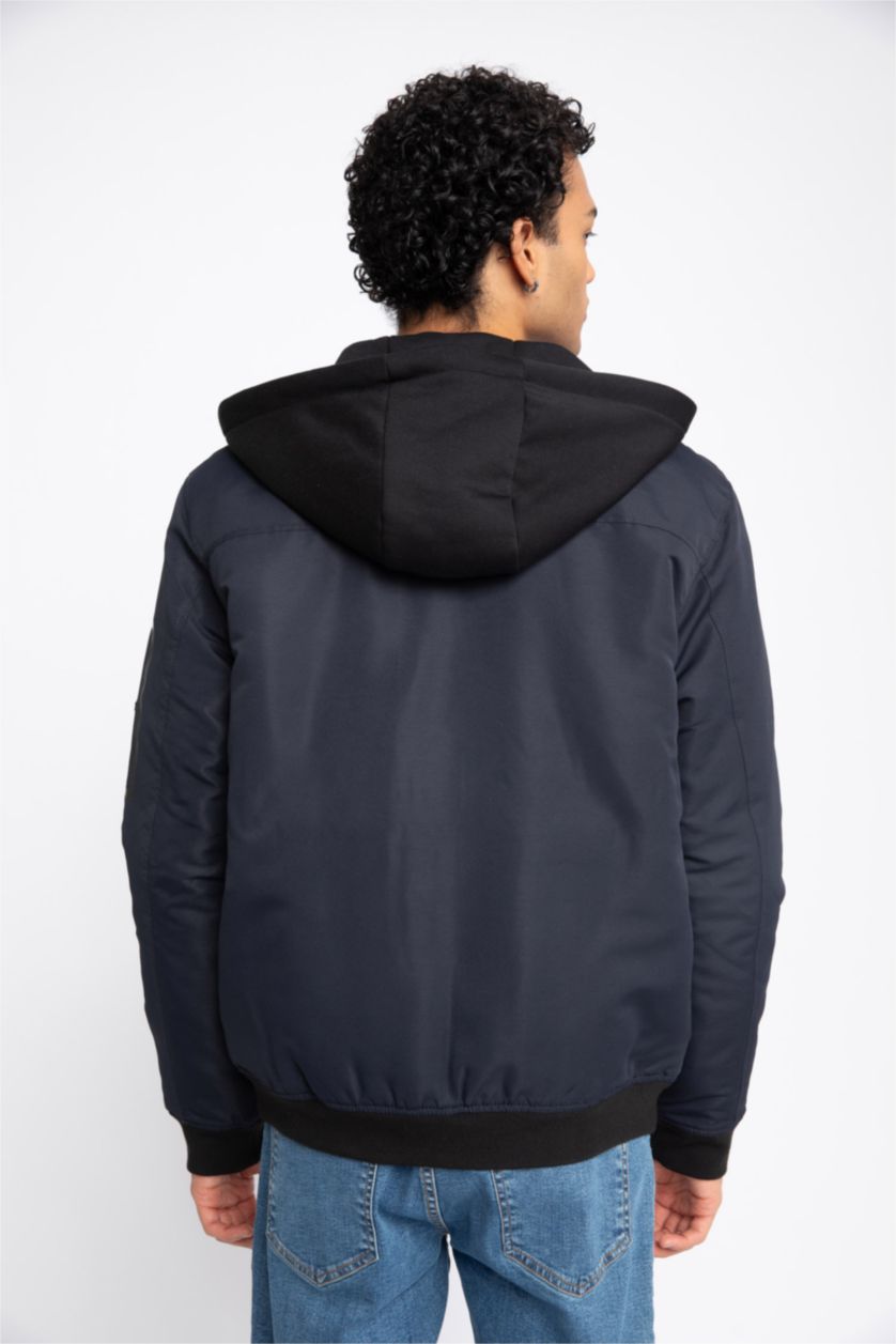 HOMME Marin Water Repellent Zipper Puffer Jacket