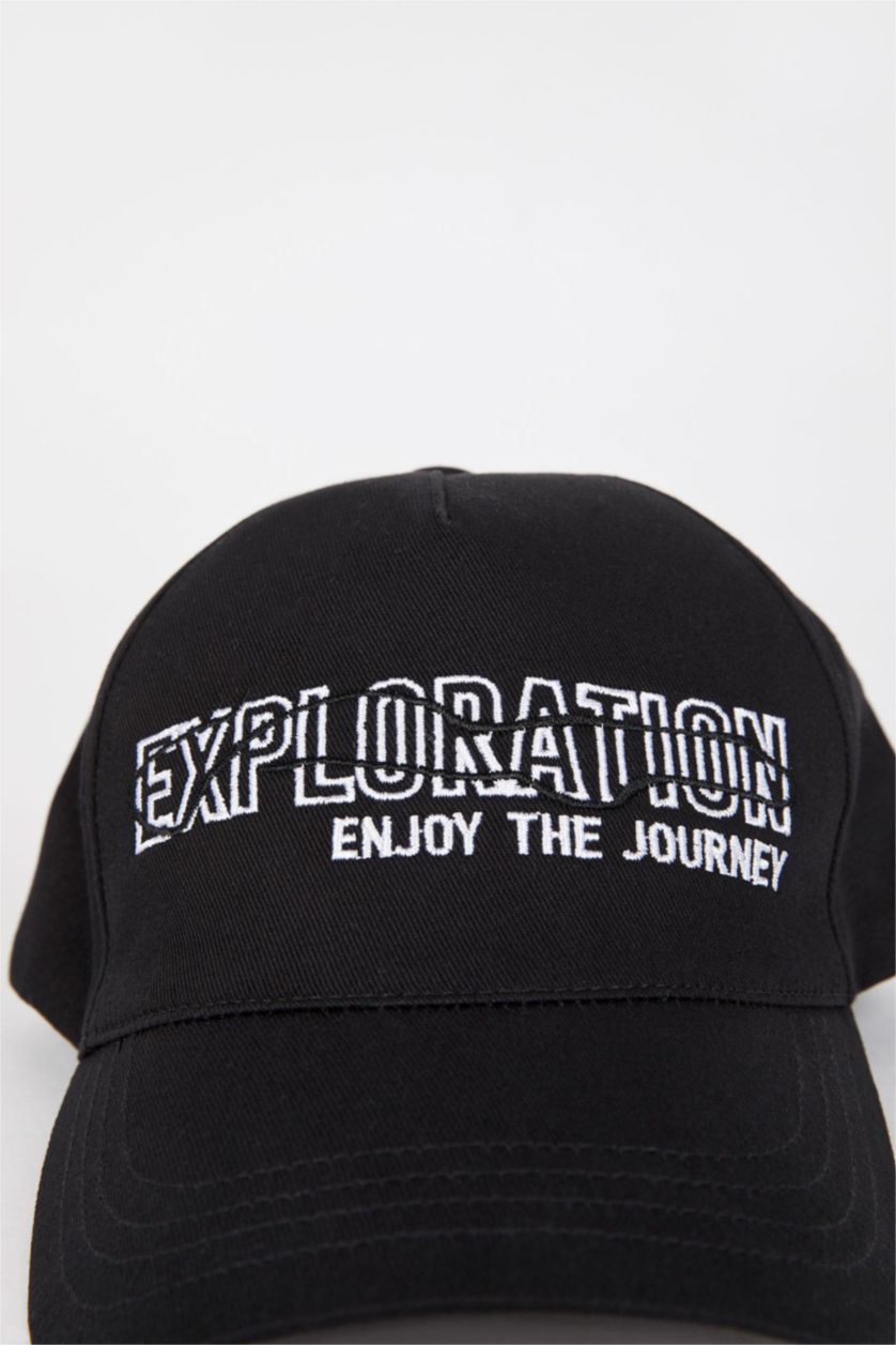 رجال أسود قبعة كاب رجالي مطرز