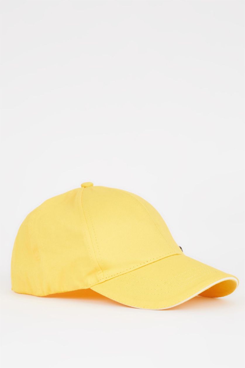 أولاد أصفر قبعة بيسبول قطن ولادي