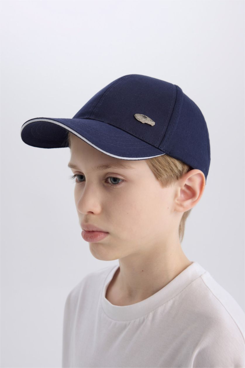 Young Boys - Teen Boys NAVY Boy Cotton Baseball Basketball Cap