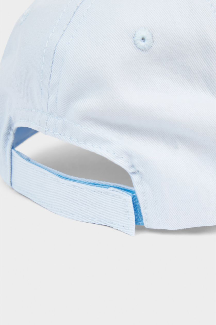 Erkek Çocuk - Genç Erkek Açık Mavi Erkek Çocuk Pamuklu Cap Şapka