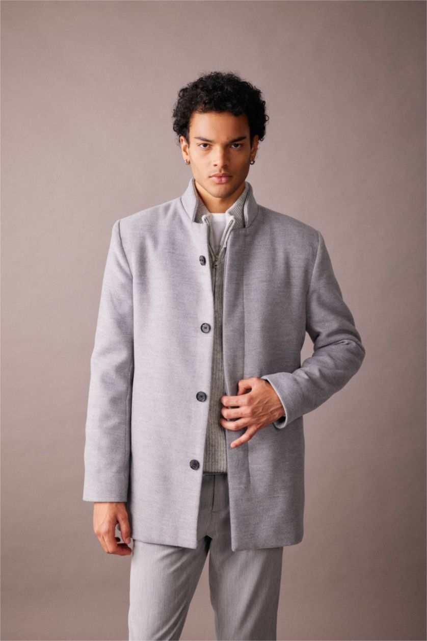 HOMME Gris Foncé Cachet Coupe slim raccourcie