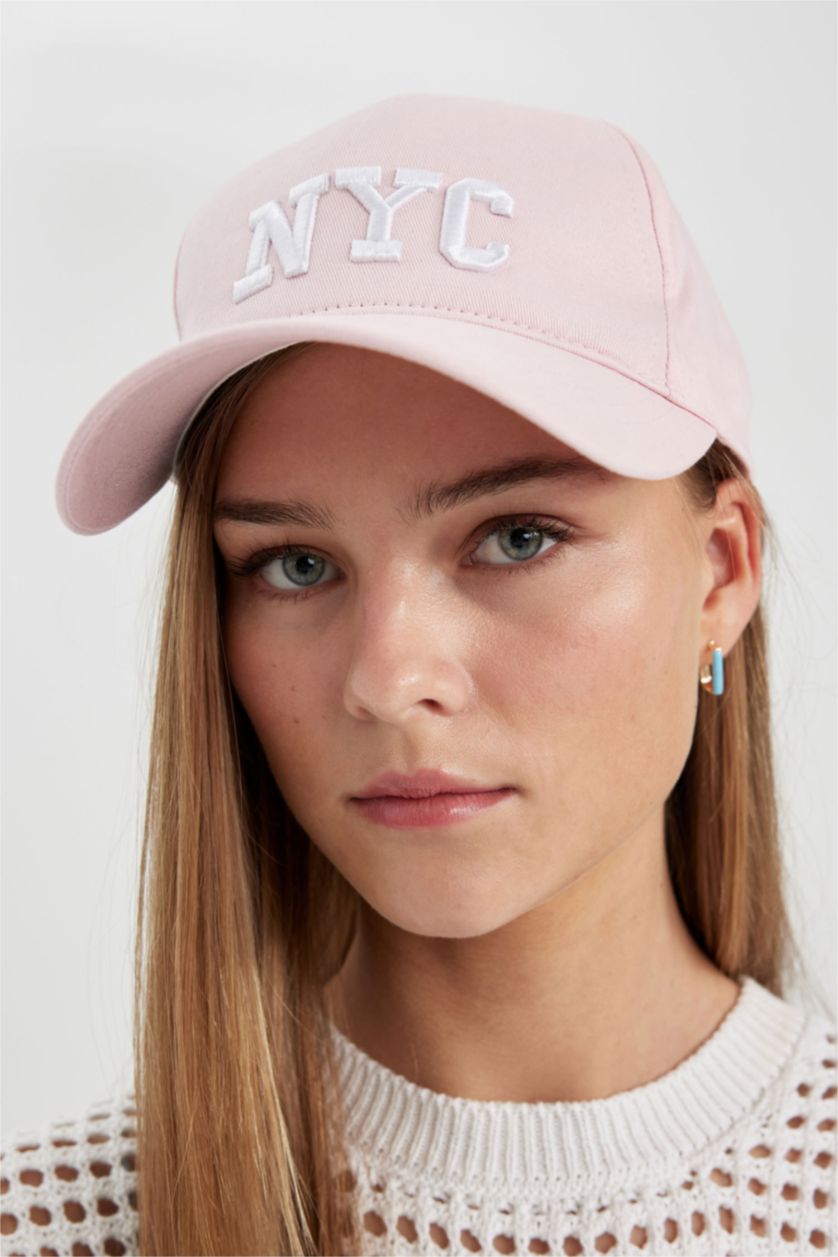 WOMAN Pink قبعة قطن