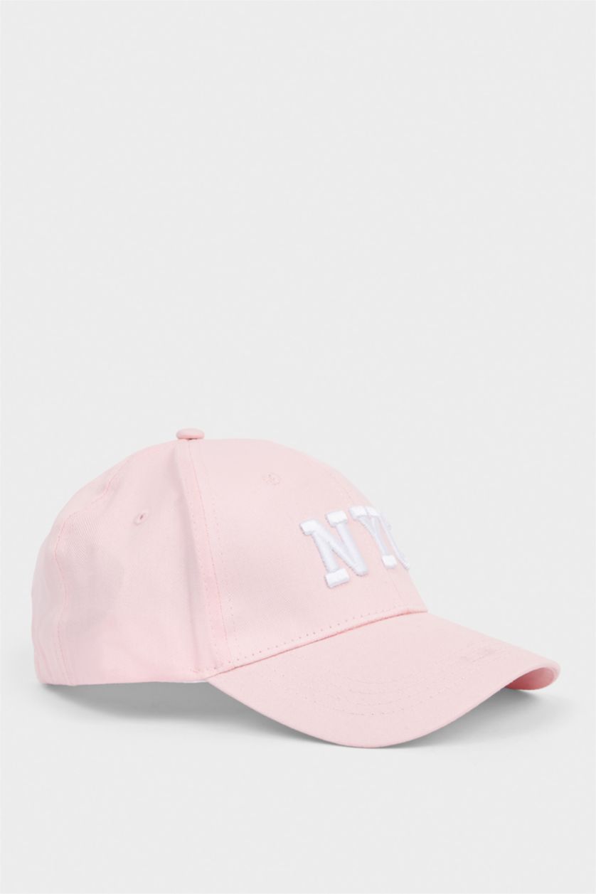 Woman Pink Woman Cotton Hat