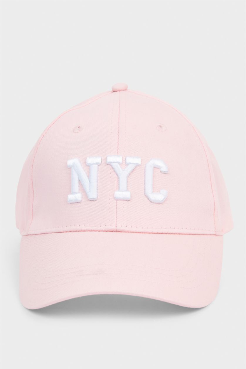 Woman Pink Woman Cotton Hat