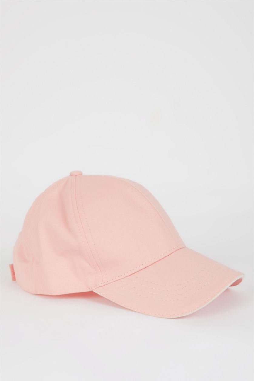Kadın Pembe Kadın DeFactoFit Pamuklu Cap Şapka