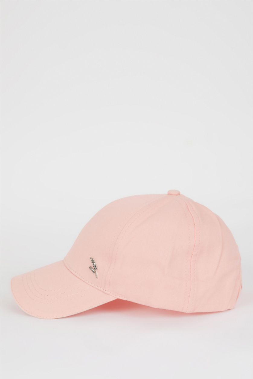 Kadın Pembe Kadın DeFactoFit Pamuklu Cap Şapka