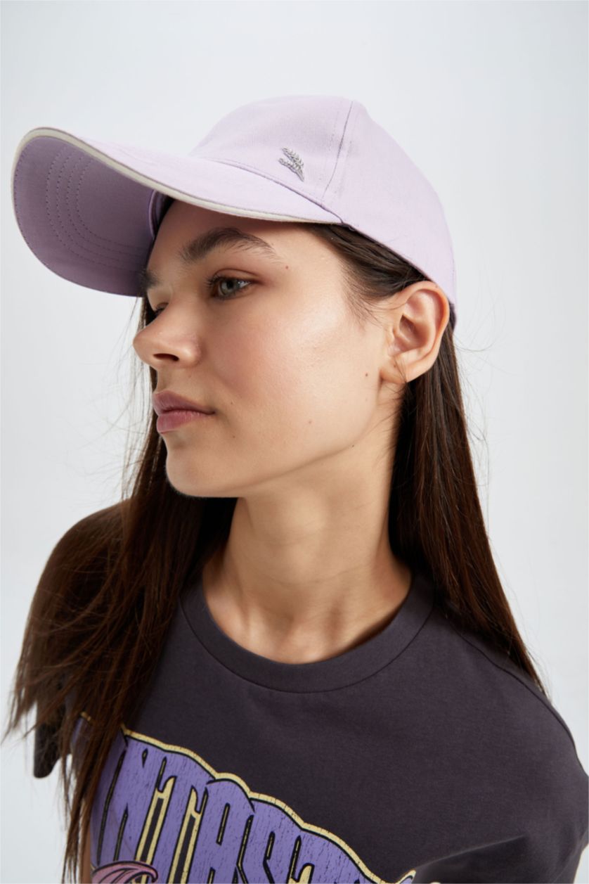 FEMME Violet Clair Chapeau Femme