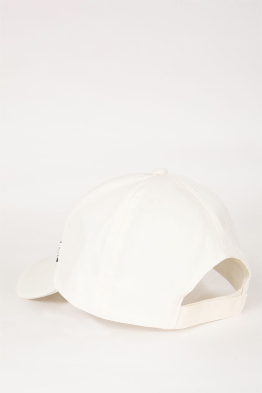 WOMAN Beige Woman Cotton Hat