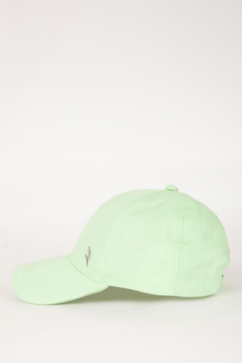 نساء أخضر قبعة كاب قطن نسائي