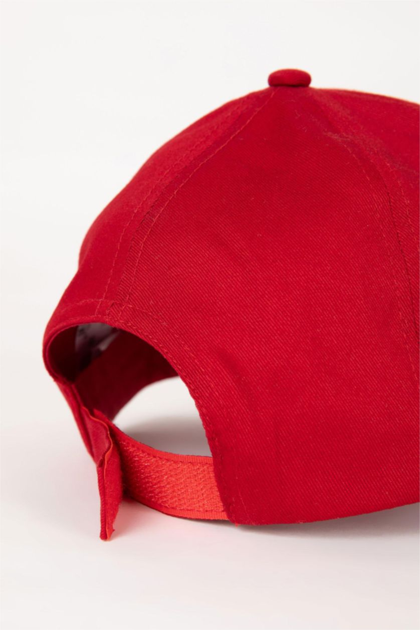 WOMAN Red Woman Cotton Cap Hat