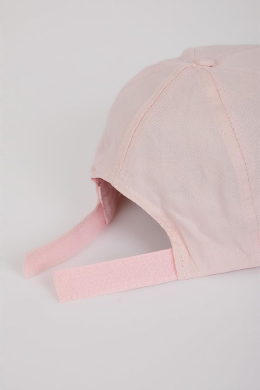 Kadın Pembe Kadın Pamuklu Cap Şapka