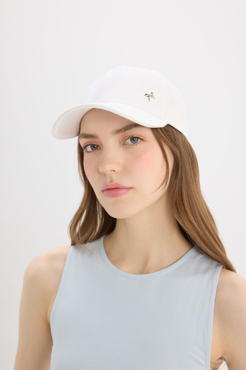 WOMAN White Woman Cotton Cap
