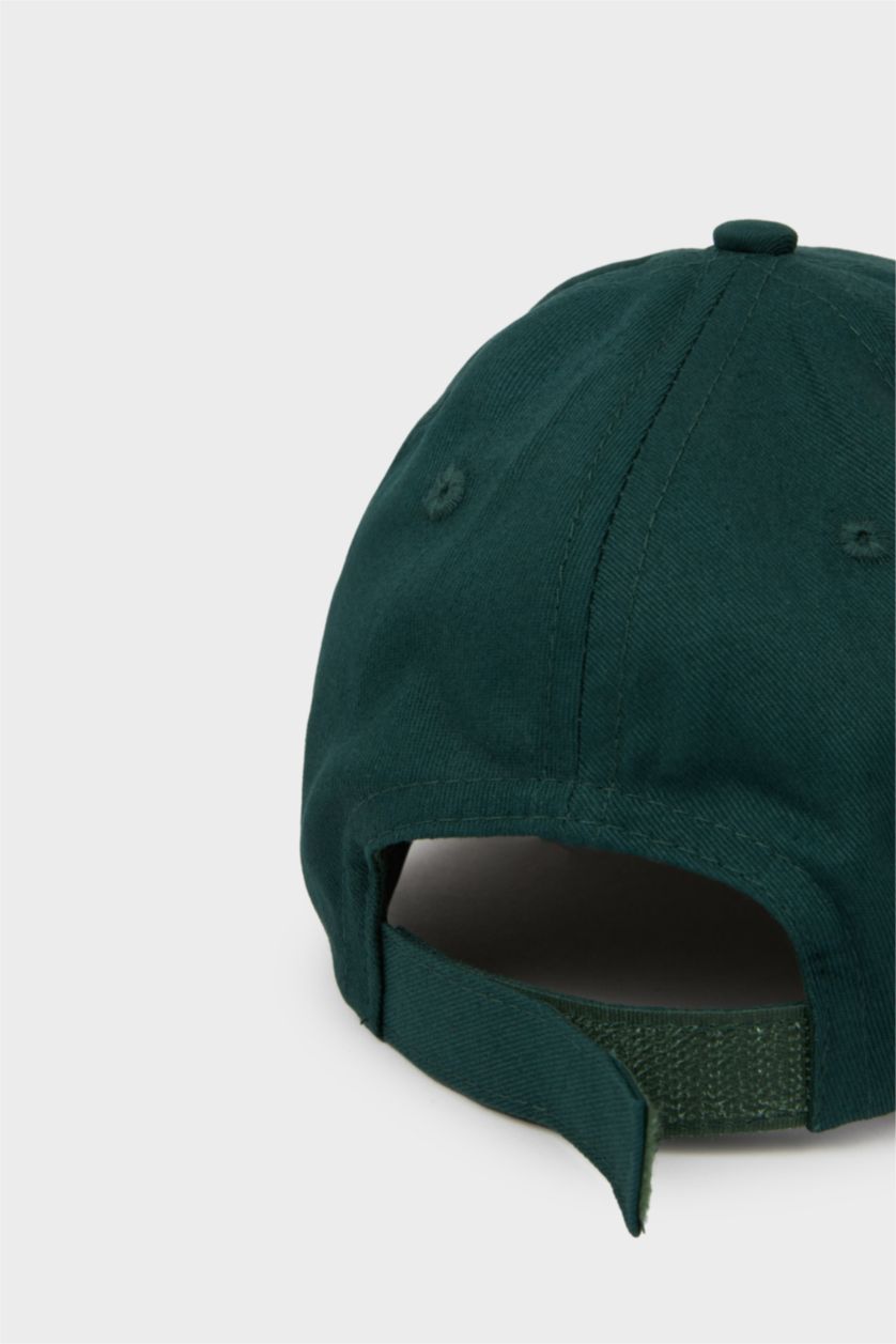 Kadın Yeşil Kadın Pamuklu Cap Şapka