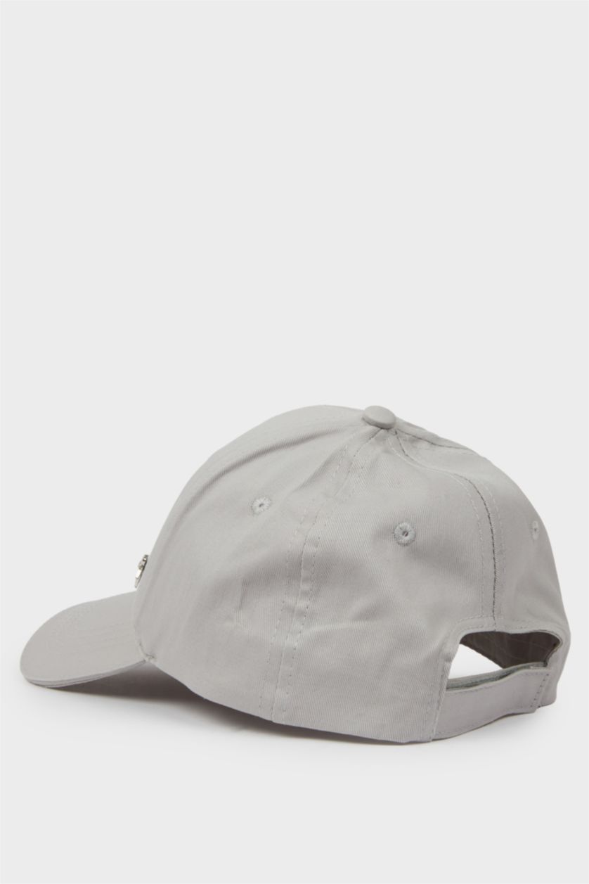 WOMAN Grey Woman Cotton Cap