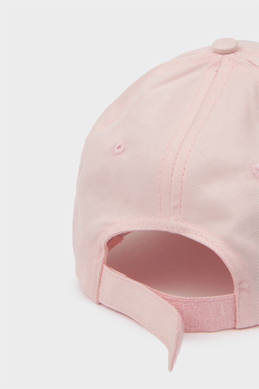 Kadın Pembe Kadın Pamuklu Cap Şapka